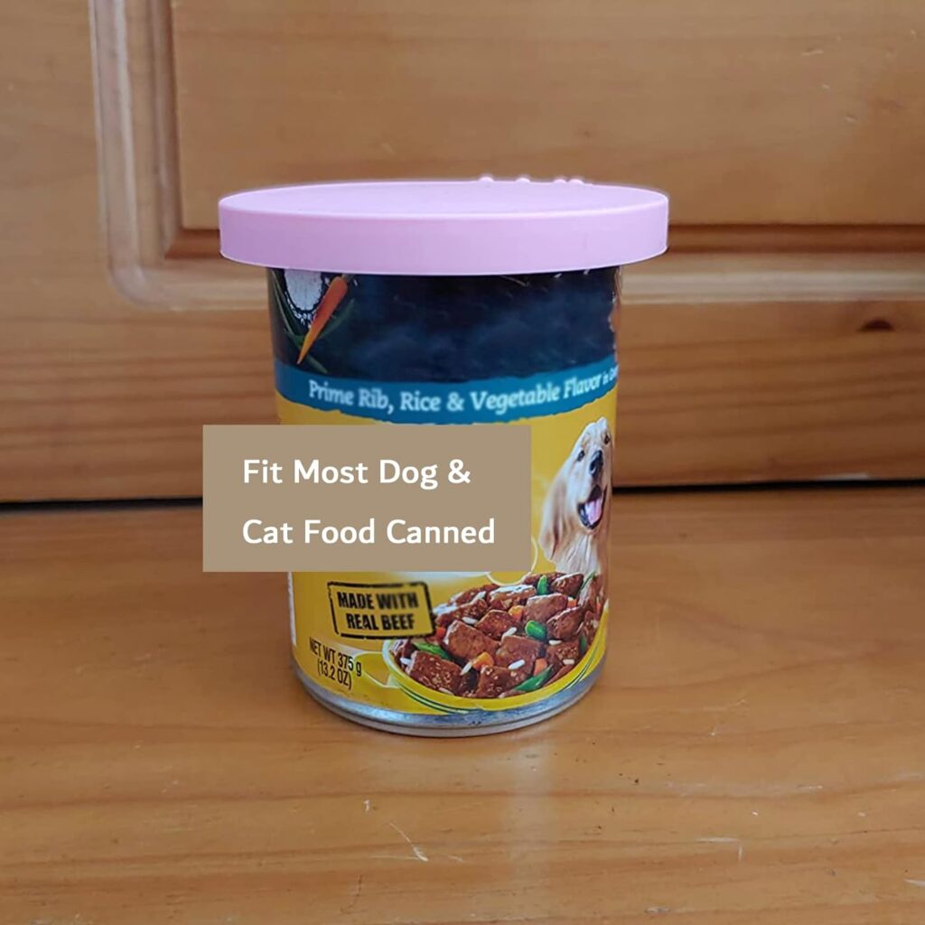 IVIA PET Dog Food Can Covers Silicone Food Can Lids for Cat Dog Pet Food Cans | Universal Size | BPA Free | (Mix Color3)