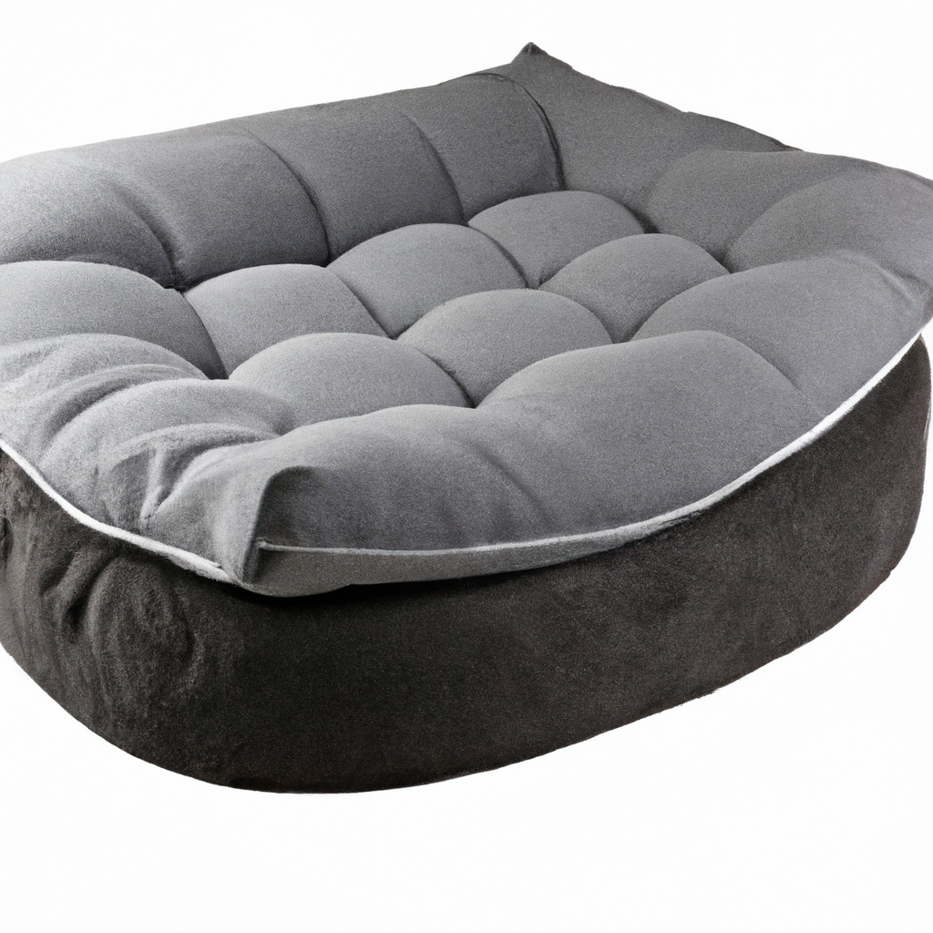 MidWest Homes for Pets Bolster Dog Bed 18L-Inch Gray Dog Bed or Cat Bed w/ Comfortable Bolster | Ideal for Toy Dog Breeds  Fits an 18-Inch Dog Crate | Easy Maintenance Machine Wash  Dry