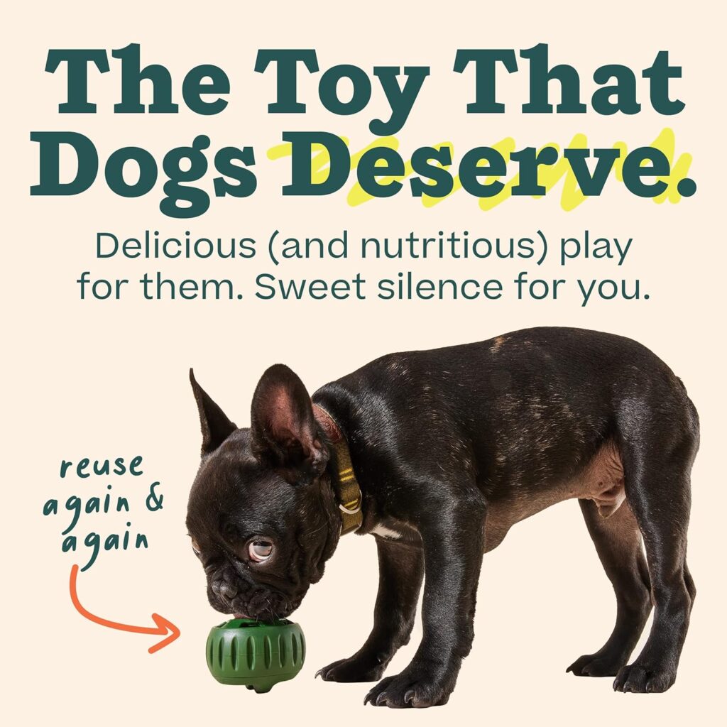 WOOF Pupsicle, XL 75 lbs and Up Long-Lasting Dog Toy to Keep Your Pup Distracted, Safe for Dogs, Easy to Clean, Fillable Dog Toys